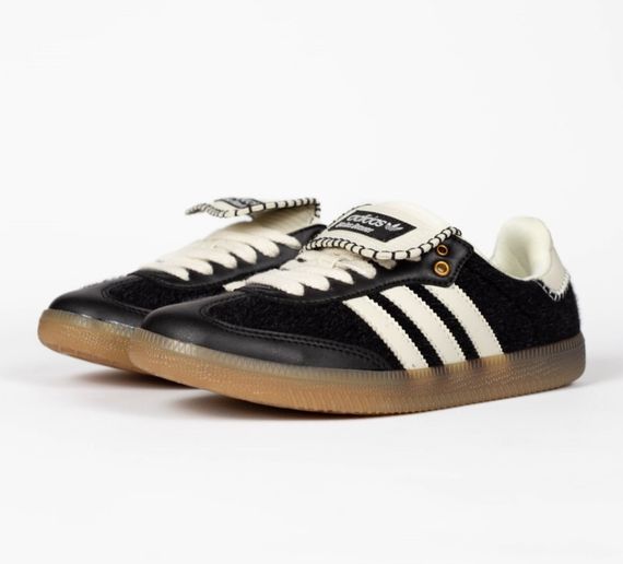 Жіночі кросівки Adidas Samba Pony x Wales Bonner Black | Зображення 3