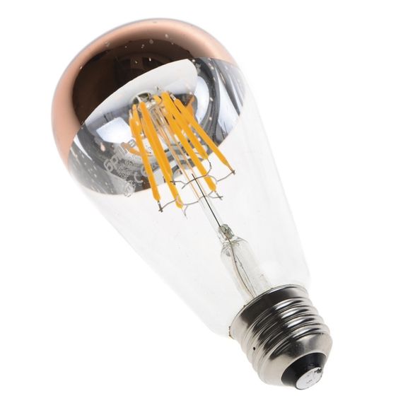 Лампа светодиодная LED 6W E27 COG WW ST64 AC 220V | Зображення 2