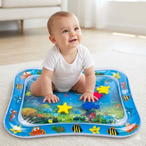 Водный детский развивающий коврик AIAIR O inflatable water play mat Надувной детский водный коврик | Зображення 1