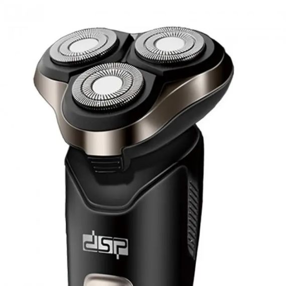 Бритва Электрическая на 3 плавающие головки DSP 60017 Роторная Электробритва мужская для влажного и сухого бритья | Зображення 2