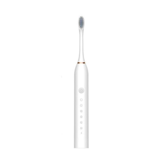 Розовая Электрическая зубная щетка Sonic Toothbrush Х-3 ультразвуковая аккумуляторная 4 сменные насадки в комплекте | Зображення 3