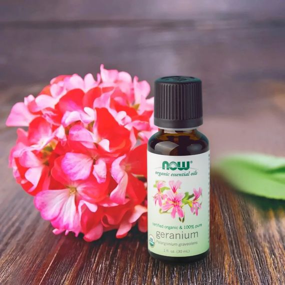 Эфирное масло герань Now Foods Organic Geranium Oil 30 мл | Зображення 2