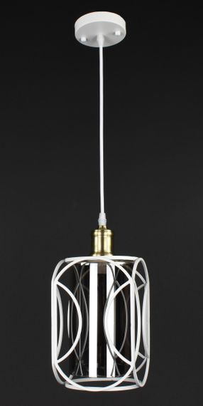 Люстра підвісна LOFT на 1 лампочку 27754 Білий 35-100х15х15 см.