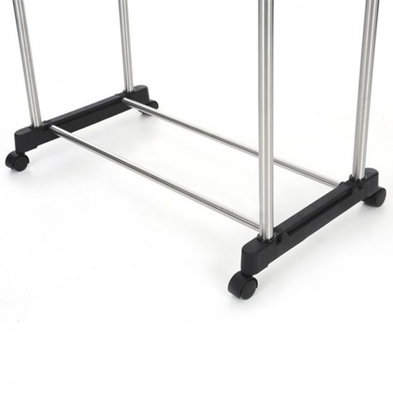 Телескопическая стойка-вешалка для одежды - Double Pole Clothes Horse | Зображення 1