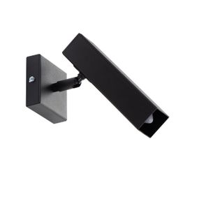 Бра (світильник настінний) Stork Q W185 Чорний, Atmolight