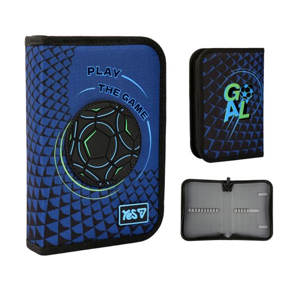 Пенал одинарний твердий без клапана YES HP-02 First Goal 533725 3х13х21 см