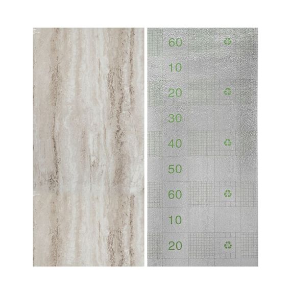 Самоклеюча вінілова плитка в рулоні 600х3000х2мм Перламутровий мармур Глянсова SW-00001283 | Зображення 3