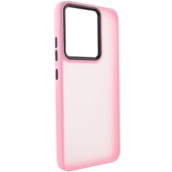 Чехол TPU+PC Lyon Frosted для Motorola Moto E40 Pink