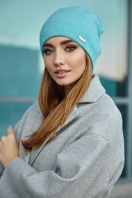 Шапка «Лола»  бирюзовый