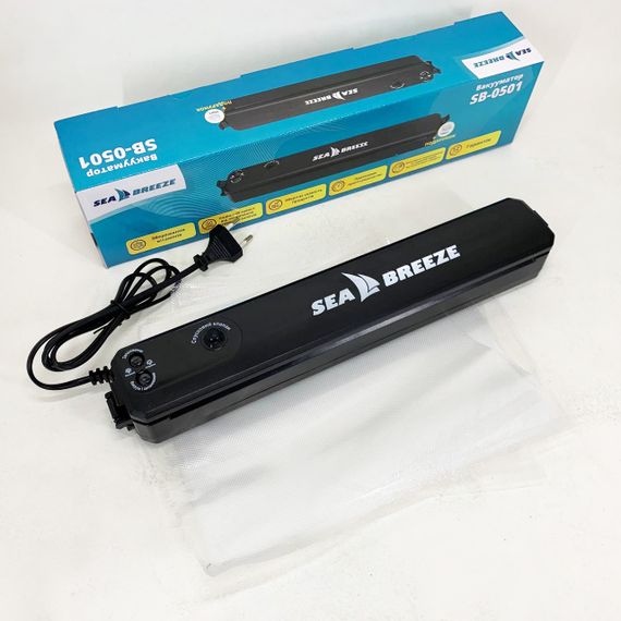 Вакууматор побутовий автоматичний SeaBreeze, Обладнання для вакуумування, Вакууматор-пакувальна машина VN-11 | Зображення 3