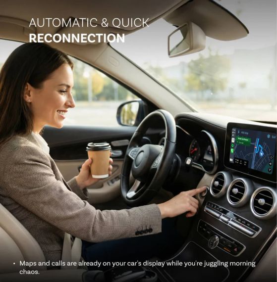 Беспроводной адаптер для автомобилей Apple CarPlay и Android Auto Ottocast Mini NOVA | Зображення 8