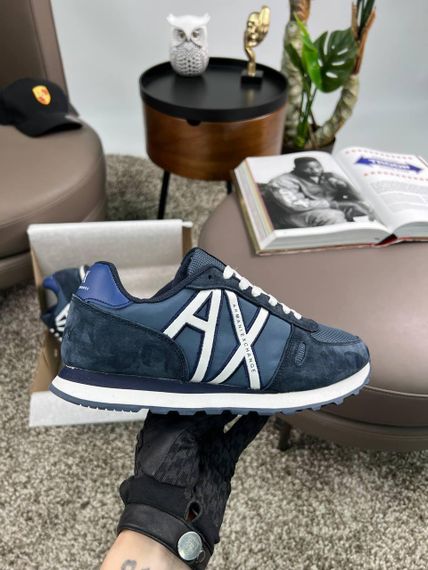 Чоловічі кросівки Exchange AX Dark Navy замша , текстиль , В'єтнам 42 26.5-27см | Зображення 1