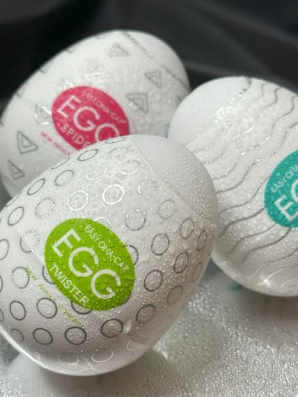 Мастурбатор чоловічий Tenga Egg. Мастурбатор яйце. Мастурбатор Тенга. Яйце салатове | Зображення 1