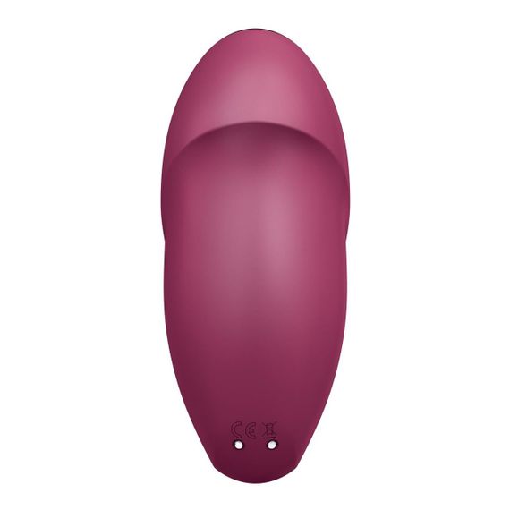 Вибростимулятор-пульсатор Satisfyer Tap & Climax 1 Red, эффект постукивания пальцем, 2 мотора sexstyle | Зображення 5