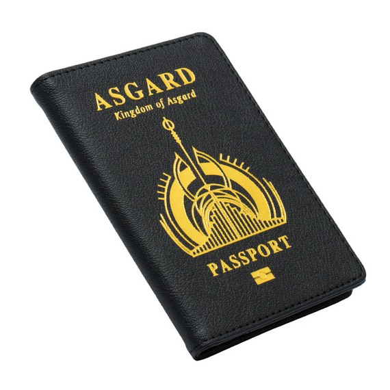 Обкладинка для паспорта SV у стилі Kingdom of WAKANDA 14.5*10cm Style 4, Чорний