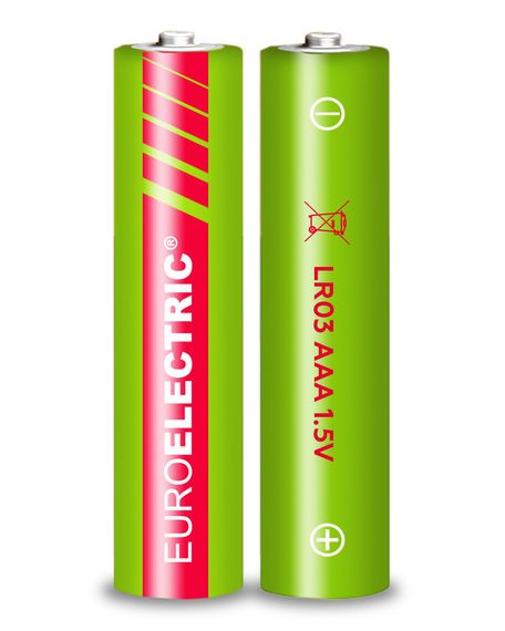 Батарейки щелочные Euroelectric AAA 2 шт.