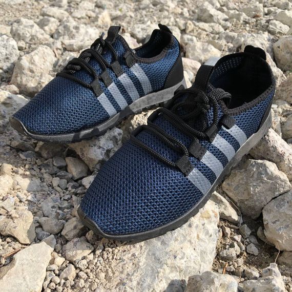 Чоловічі кросівки текстиль, чоловічі кросівки із сітки 43 розмір. Літні кросівки. Модель 54654. WG-536 Колір: синій | Зображення 8