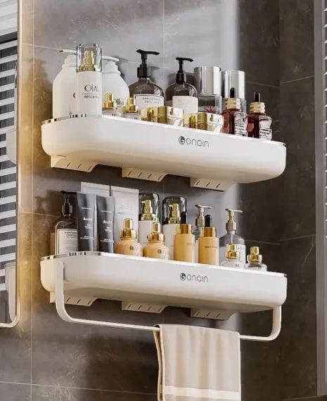 Органайзер у ванну полиця+вішалка TOWEL BAR LY-840 | Зображення 5