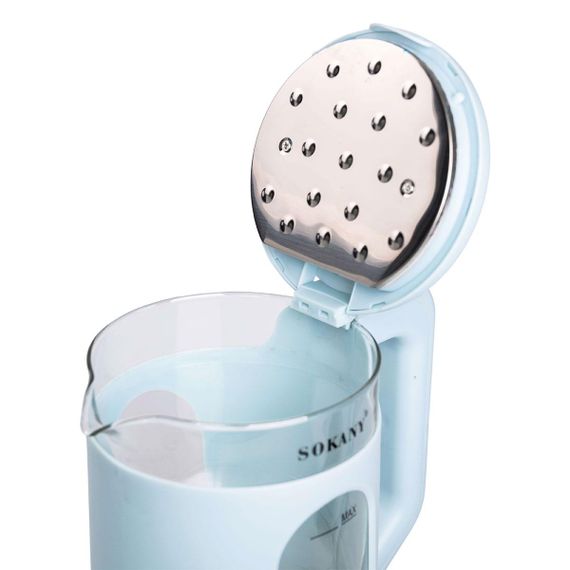 Электрочайник бытовой 2.3 л Sokany дисковый с автоотключением SK-SH-1071BL | Зображення 5