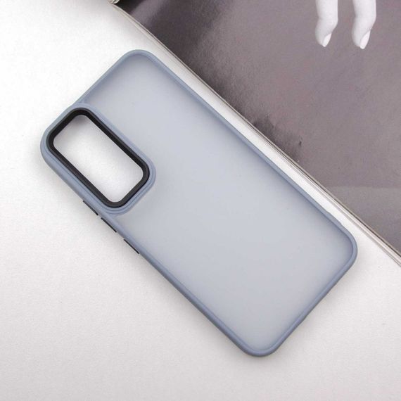 Чохол TPU+PC Lyon Frosted для Samsung Galaxy S24+ Sierra Blue | Зображення 1