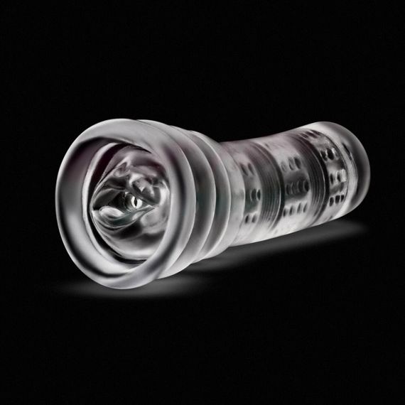 Мастурбатор Blush Rize – Luz Glow in the Dark Masturbator – Clear, всмоктування, світиться в темряві Sex Aura | Зображення 8