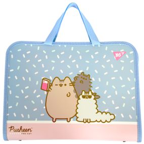 Папка портфель YES Pusheen 2 492316 3х26х35 см