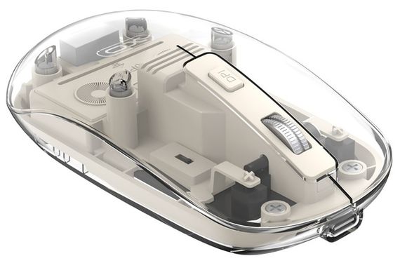 Миша XO M12 Bluetooth wireless transparent White