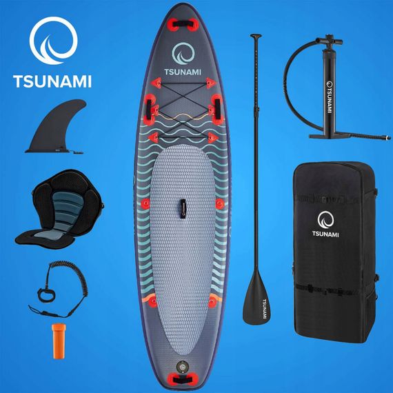 Надувна SUP дошка TSUNAMI 350 см із веслом Wave T03 (P-5907739314222) | Зображення 4