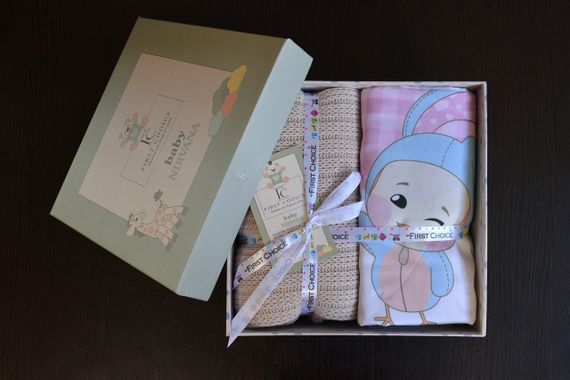 Детский комплект постельного белья с пледом First Choice Baby Digital Satin Nirvana 100х150 см. Wenny | Зображення 1