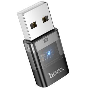Перехідник Hoco UA36C USB male to Type-C female USB2.0 Black
