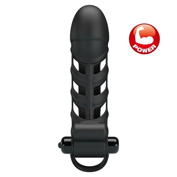 Насадка з вібрацією Pretty Love-Penis Sleeve II, BI - 026237 Sex Aura | Зображення 1