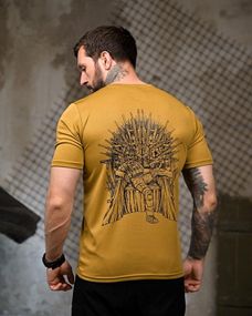 Тактична вологовідводна футболка Трон 7.62 кайот ПП7810