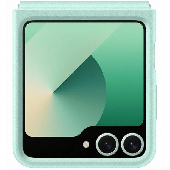 Шкіряний чохол Leather Case (AAA) для Samsung Galaxy Z Flip6 Turquoise | Зображення 3
