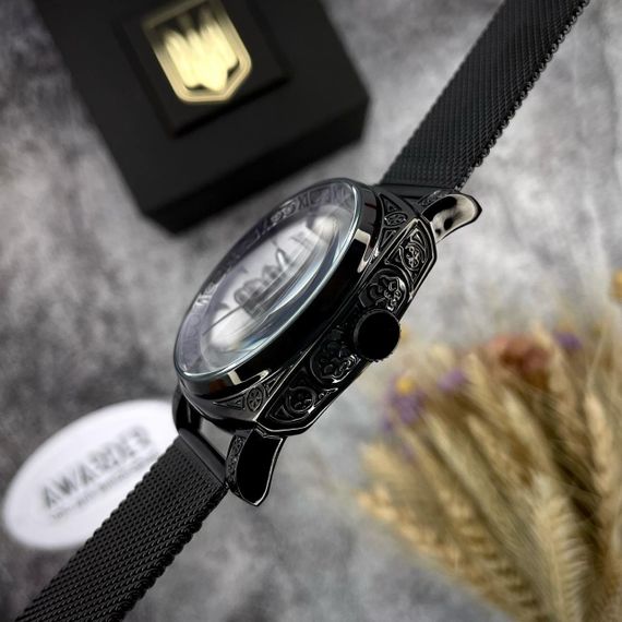 Чоловічий годинник Awarder 021-3D Де би не був Black-White Mesh | Зображення 1