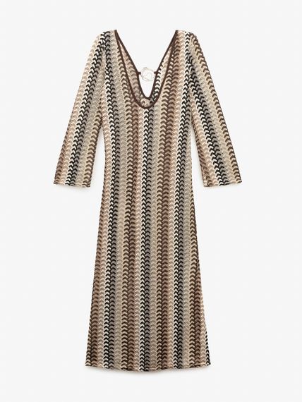 Туніка пляжна з візерунком жіноча GENUA M4785 46 Біло-чорний shop (2000999441257) | Зображення 3