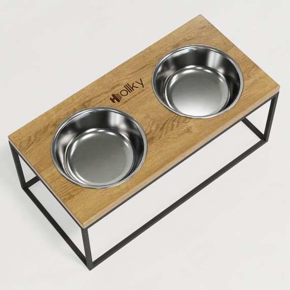 Миски на подставке для больших собак Hollky Base XL20 (2 × 1,8 л) BXL20-522620-GRNT | Зображення 8