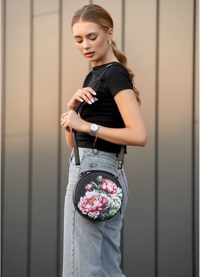 Жіноча кругла сумка Sambag Bale MZN 20 х 20 х 10 см (52200714) | Зображення 5