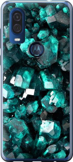 Чехол на Motorola One Vision Кристаллы 2 "3674u-1782-17620"