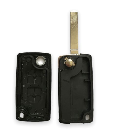 Корпус ключа 2 кнопки Peugeot 207 307 308 407 607 Partner Citroen C2 C3 C4 C5 C6 C8 Berlingo Xsara Picasso