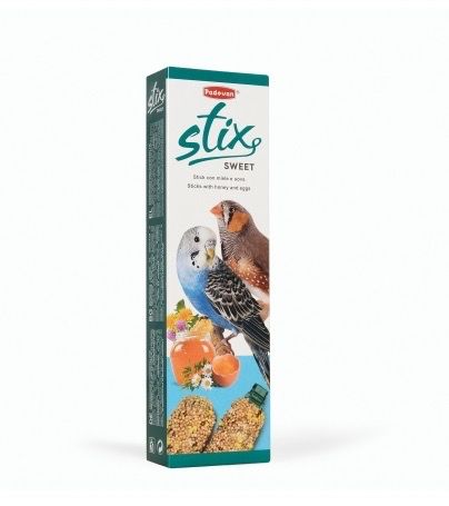 Ласощі для птахів Padovan Stix Sweet Cocorite/Esotici 80 гр