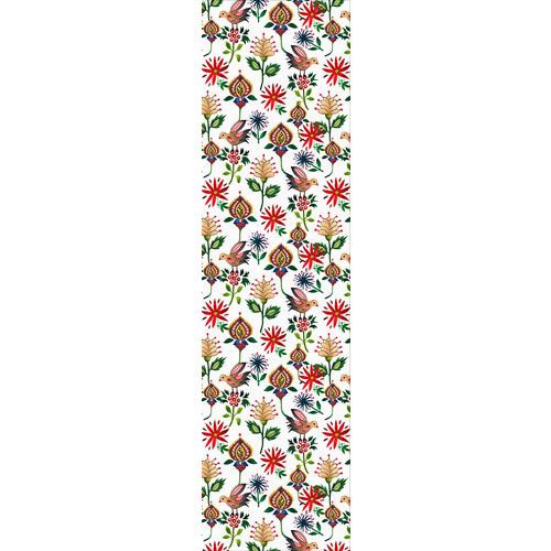Доріжка на стіл Птахи та квіти 150x40 см (DR__24A018)