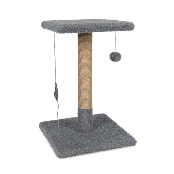 Кігтеточка Природа Фелікс стовпчик з платформою для котів 36х36х50 см