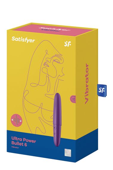Вибропуля Satisfyer Ultra Power Bullet 6, фиолетовый sexstyle | Зображення 1