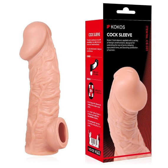 Насадка на член Kokos Cock Sleeve CS 001 M sexstyle | Зображення 1