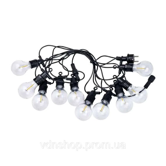 Ретро гірлянда вулична 10 LED лампочок 5 метрів жовта A60Y | Зображення 7