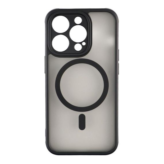 Чохол TPU+PC Anti Drop з повним захистом камери with MagSafe для iPhone 14 Pro Колір Чорний | Зображення 6