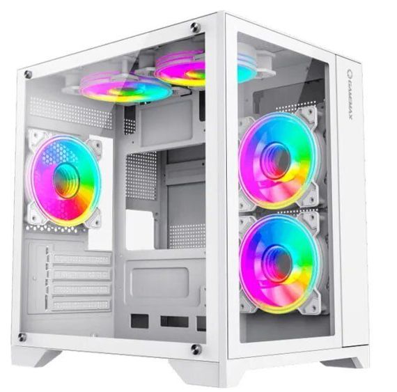 Ігровий ПК Ice Infinity Mini White Tower / AMD Ryzen 5 5500 (6 (12) ядер по 3,6 - 4,2 ГГц) / 16 ГБ DDR4 / 480 ГБ SSD / nVidia GeForce GTX 1070, 8 ГБ GDDR5, 256-біт | Зображення 1