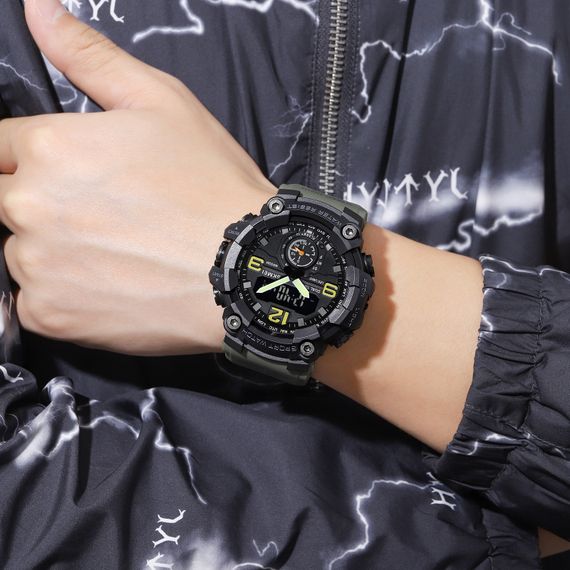 Чоловічий годинник Skmei 1965AG army green. | Зображення 2