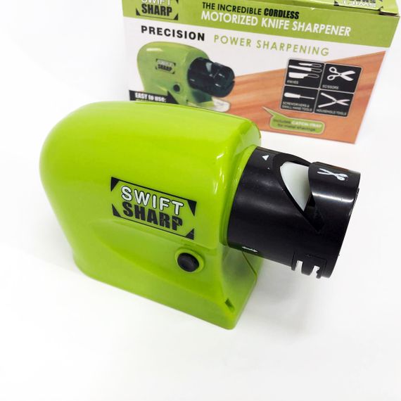 Точилка для ножів від мережі електрична Swift Sharp DY-521, Хороша електронна точила для ножів KF-91 | Зображення 1