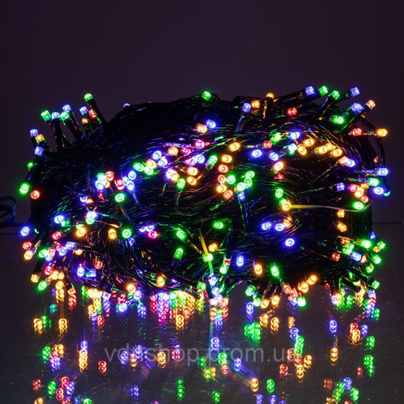 Гірлянда Різдвяна фея вулична 50 (м) 500 LED чорний провід Мультиколір CF500L50MBML | Зображення 1